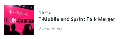 T Mobile and Sprint Talk Merger Again